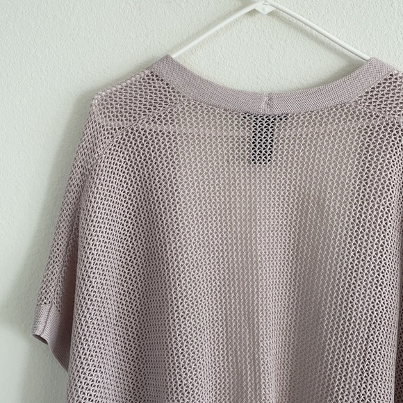 Chelsea & Theodore Open Knit Wool Blend Poncho - Picture 8 of 11